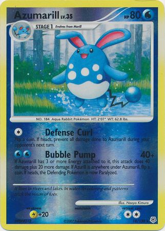 Azumarill - 18/130 - Rare - Reverse Holo available at 401 Games Canada