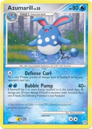 Azumarill - 18/130 - Rare available at 401 Games Canada