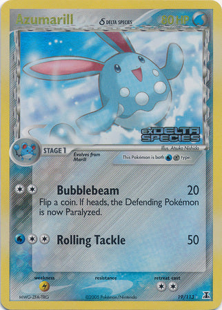 Azumarill - 19/113 - Rare - Reverse Holo available at 401 Games Canada