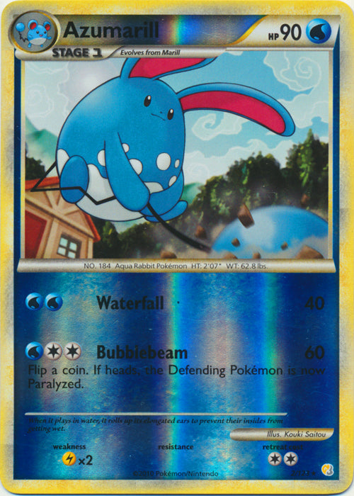 Azumarill - 2/123 - Holo Rare - Reverse Holo available at 401 Games Canada
