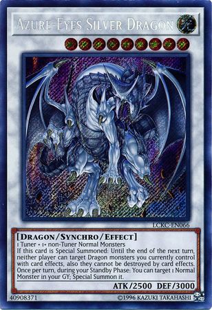 401 Games Canada - Azure-Eyes Silver Dragon - LCKC-EN066 - Secret Rare - Unlimited 401 Games Canada - Azure-Eyes Silver Dragon - LCKC-EN066 - Secret Rare - Unlimited