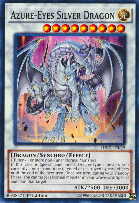 Azure-Eyes Silver Dragon - LDK2-ENK39 - Common - 1st Edition available at 401 Games Canada