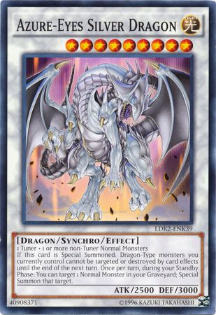 Azure-Eyes Silver Dragon - LDK2-ENK39 - Common - Unlimited available at 401 Games Canada