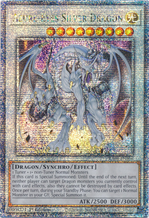 Azure-Eyes Silver Dragon - RA04-EN208 - Quarter Century Secret Rare - 1st Edition