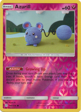 Azurill - 146/236 - Common - Reverse Holo available at 401 Games Canada