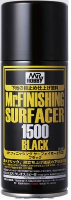 Mr. Hobby - Mr. Finishing Surfacer Black 1500 Spray