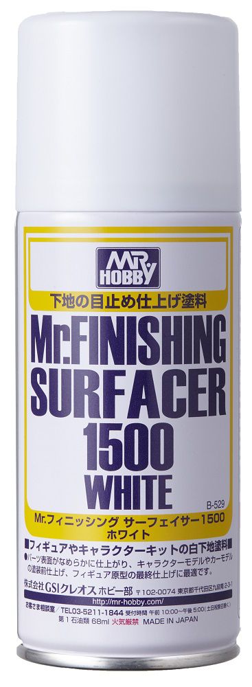 Mr. Hobby - Mr. Finishing Surfacer White 1500 Spray