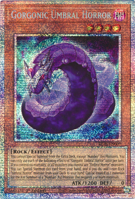 Gorgonic Umbral Horror - BETB-EN007 - Starlight Rare - 1st Edition