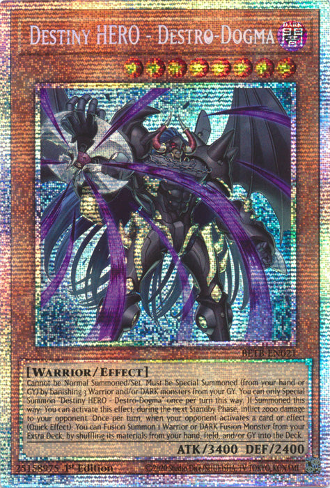Destiny HERO - Destro-Dogma - BETB-EN021 - Starlight Rare - 1st Edition