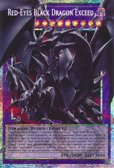 Red-Eyes Black Dragon Exceed (Extended Art) - BETB-EN036 - Starlight Rare - 1st Edition