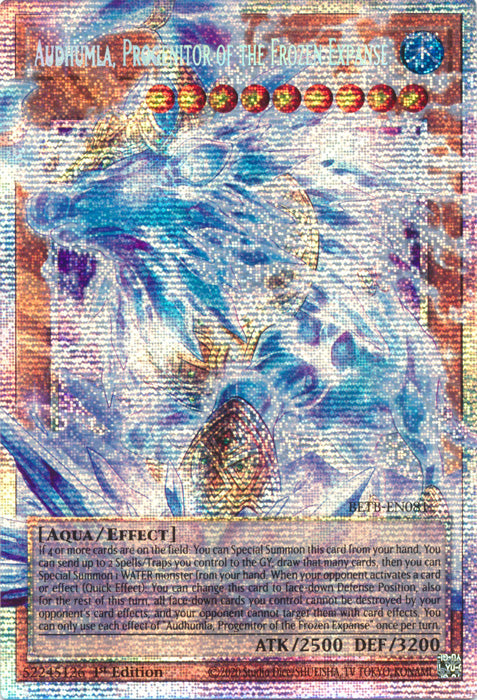 Audhumla, Progenitor of the Frozen Expanse (Extended Art) - BETB-EN081 - Starlight Rare - 1st Edition