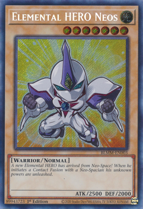 Elemental HERO Neos - BLMM-EN003 - Secret Rare - 1st Edition