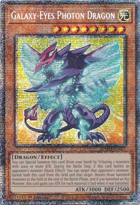 Galaxy-Eyes Photon Dragon - BLMM-EN007 - Starlight Rare - 1st Edition