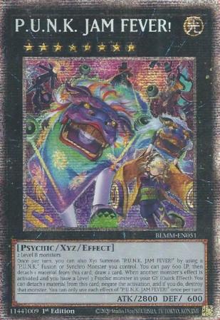 P.U.N.K. JAM FEVER! - BLMM-EN051 - Starlight Rare - 1st Edition
