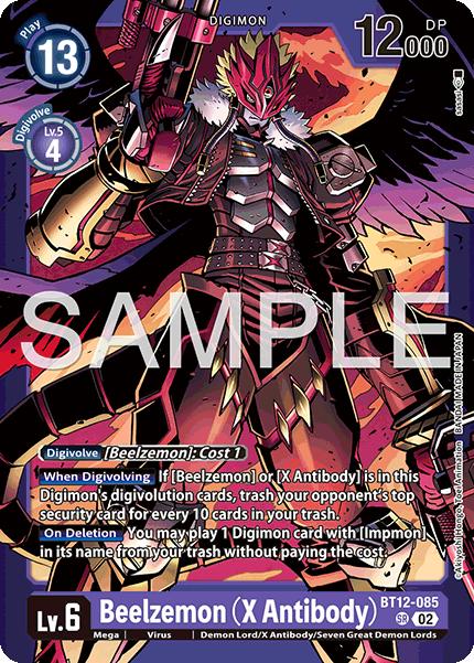 Beelzemon (X Antibody) (LM Reprint)  - BT12-085 - Super Rare
