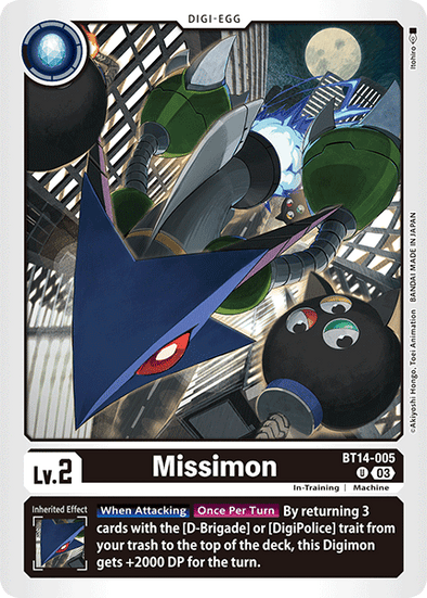 Missimon - BT14-005 - Uncommon (Pre-Order) available at 401 Games Canada