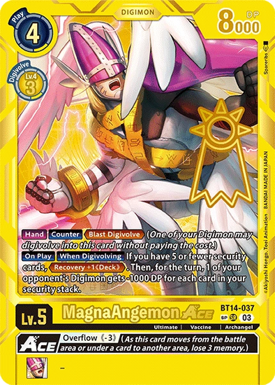 MagnaAngemon Ace (Special Rare) - BT14-037 - Special Rare