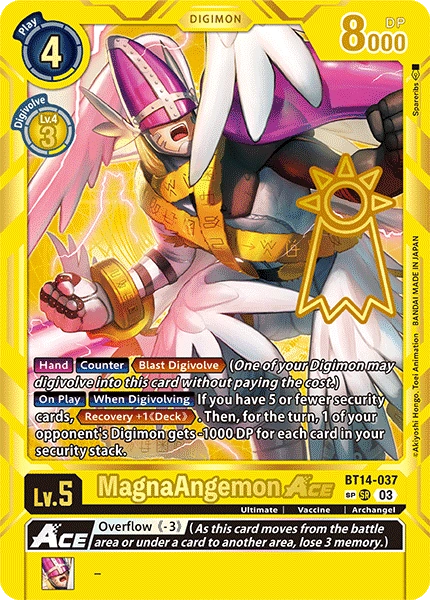 MagnaAngemon Ace (Special Rare) - BT14-037 - Special Rare