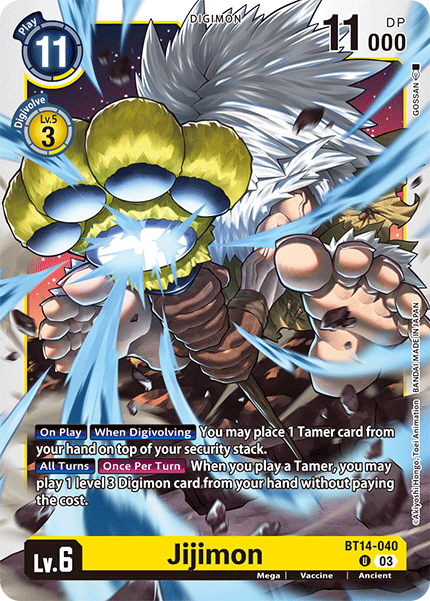 Jijimon - BT14-040 - Uncommon (Pre-Order) available at 401 Games Canada