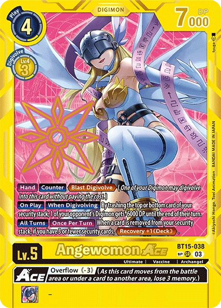 Angewomon Ace (Special Rare) - BT15-038 - Special Rare