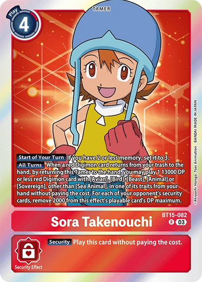 Sora Takenouchi - BT15-082 - Rare