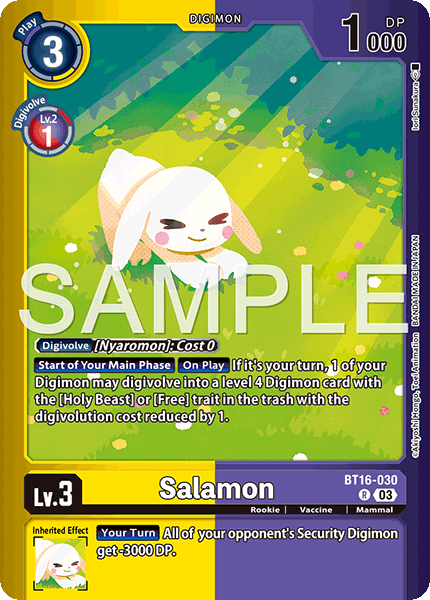 Salamon (LM Reprint) - BT16-030 - Rare