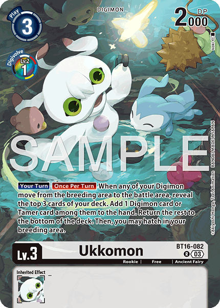 Ukkomon - BT16-082 - Rare (Billion Bullet Alternate Art)