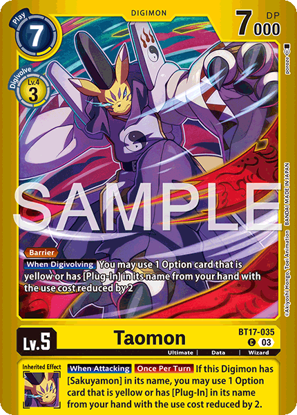 Taomon (LM Reprint) - BT17-035 - Common