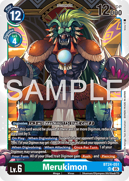 Merukimon - BT24-051 - Super Rare