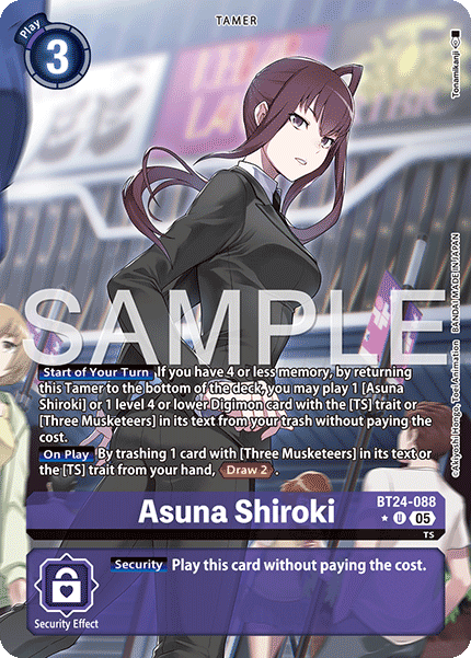 Asuna Shiroki (Alternate Art) - BT24-088 - Uncommon