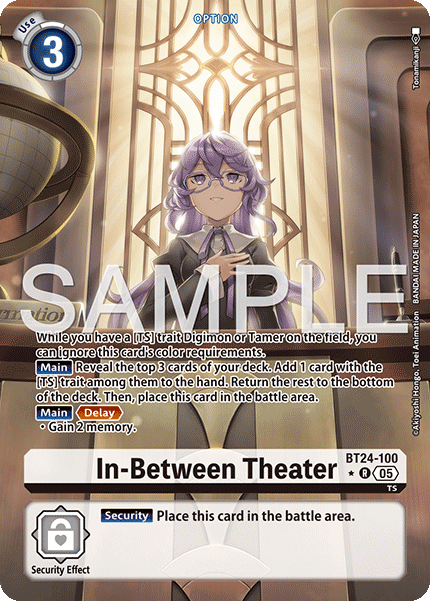 In-Between Theater (Alternate Art) - BT24-100 - Rare
