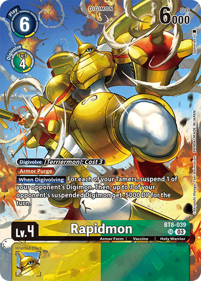 Rapidmon (Bonus Pack) - BT8-039 - Super Rare