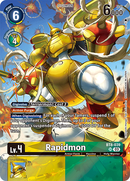 Rapidmon (Bonus Pack) - BT8-039 - Super Rare