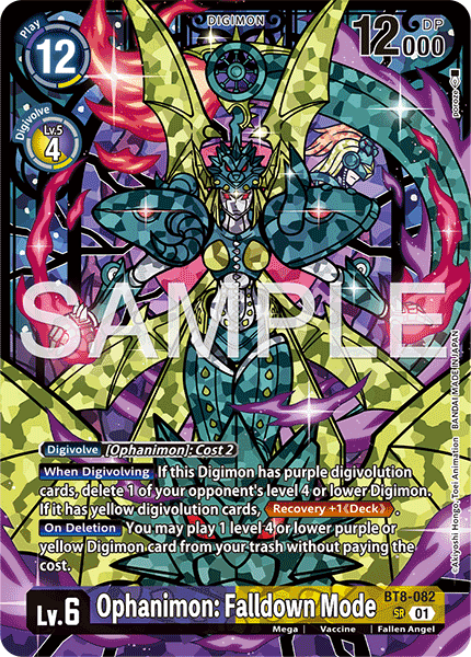 Ophanimon Falldown Mode (Premium Heroines Set Ver.2) - BT8-082 - Super Rare