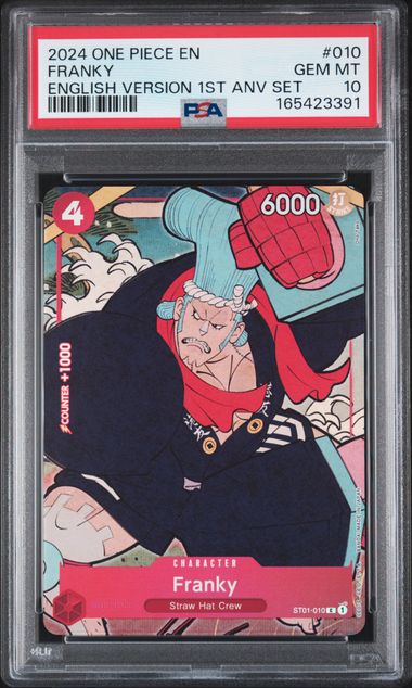Franky - English Version 1st Anniversary Set - GEM MINT 10