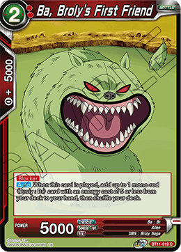 Ba, Broly's First Friend - BT11-019 - Common available at 401 Games Canada