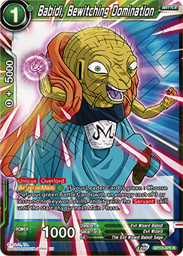 Babidi, Bewitching Domination - BT13-075 - Rare (FOIL) available at 401 Games Canada