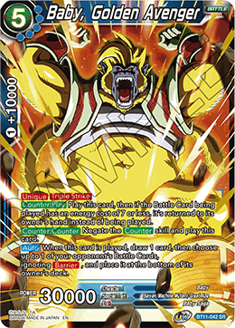 Baby, Golden Avenger - BT11-042 - Super Rare (Reprint) available at 401 Games Canada