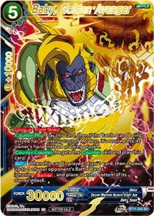 Baby, Golden Avenger - BT11-042 - Super Rare (Winner Stamped) available at 401 Games Canada