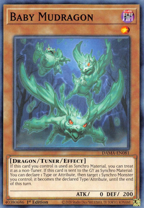 Baby Mudragon - DAMA-EN081 - Common - 1st Edition available at 401 Games Canada