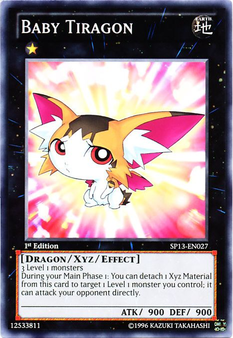 Baby Tiragon - SP13-EN027 - Starfoil Rare - 1st Edition available at 401 Games Canada