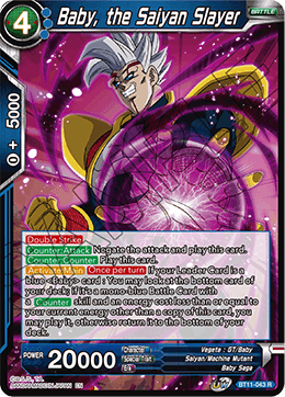 Baby, the Saiyan Slayer - BT11-043 - Rare (FOIL) (Reprint) available at 401 Games Canada