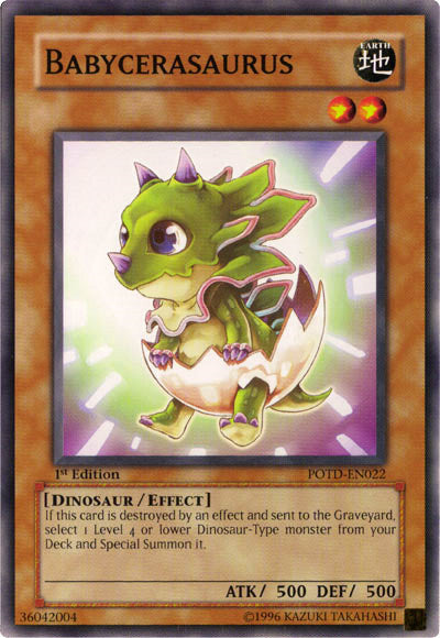 Babycerasaurus - POTD-EN022 - Common - 1st Edition available at 401 Games Canada