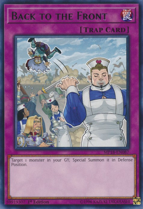 Back to the Front - MP18-EN087 - Rare - 1st Edition available at 401 Games Canada