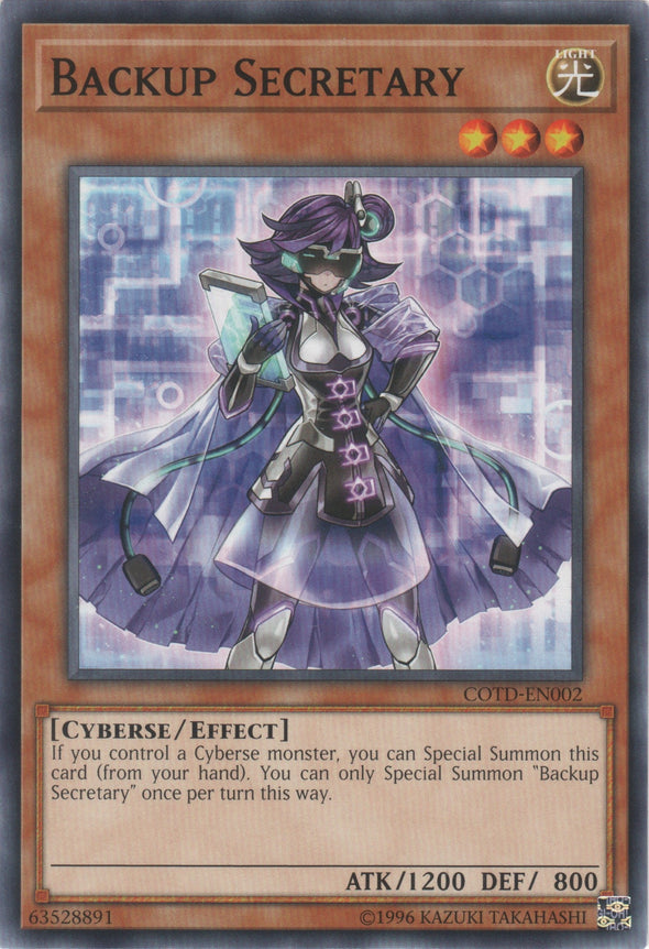 Backup Secretary - COTD-EN002 - Common - Unlimited available at 401 Games Canada