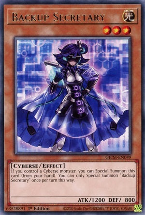 Backup Secretary - GEIM-EN049 - Rare - 1st Edition available at 401 Games Canada