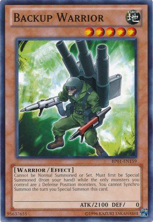 Backup Warrior - BP01-EN159 - Common - Unlimited available at 401 Games Canada