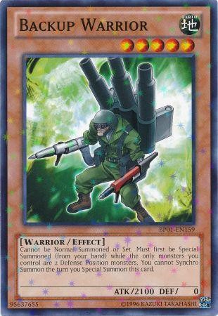 Backup Warrior - BP01-EN159 - Starfoil Rare - Unlimited available at 401 Games Canada