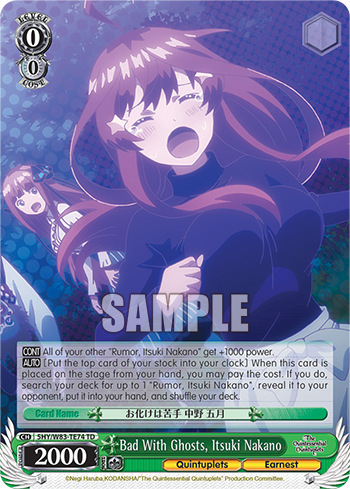 Bad With Ghosts, Itsuki Nakano - 5HY/W83-TE74 - Trial Deck available at 401 Games Canada