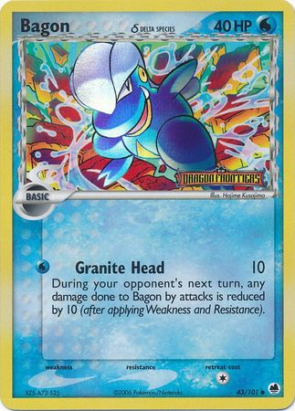 Bagon - 43/101 - Common - Reverse Holo available at 401 Games Canada